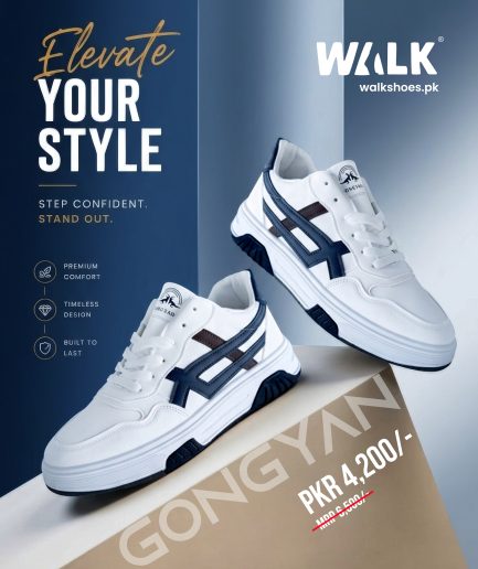 GONGYAN Sneaker White-Blue